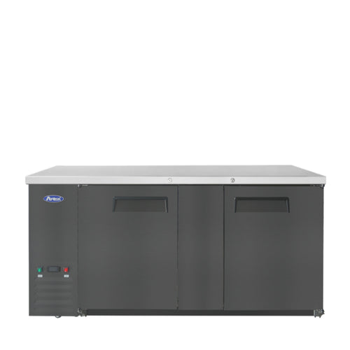 SBB69GRAUS2 Shallow Depth Back Bar Coolers (Black Exterior) by Atosa
