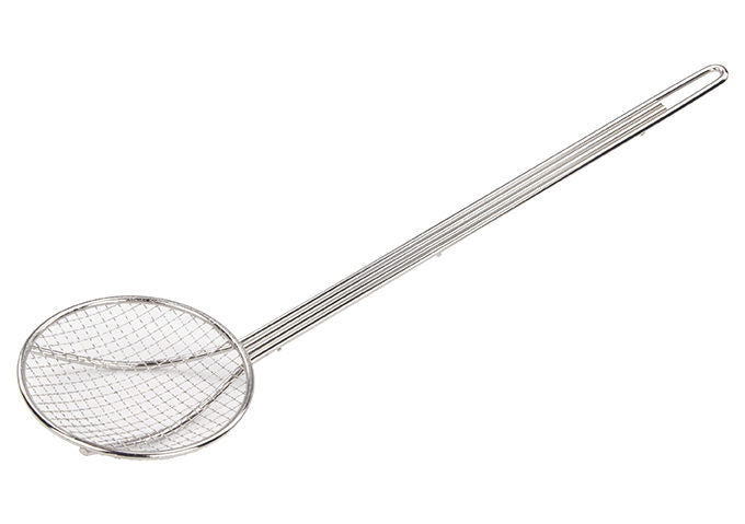 Round wire skimmer, Nickel Plated by Winco (Available in 6", 9" and 12")