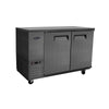 SBB59GRAUS2 Shallow Depth Back Bar Coolers (Black Exterior) by Atosa