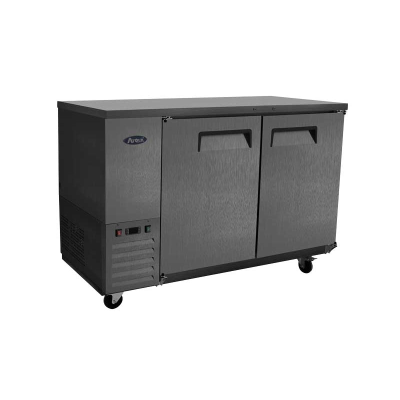 SBB59GRAUS2 Shallow Depth Back Bar Coolers (Black Exterior) by Atosa