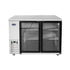 SBB59GGRAUS1 Shallow Depth Glass Door Back Bar Coolers (S/S Exterior) by Atosa