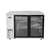 Atosa SBB69GGRAUS1 Shallow Depth Glass Door Back Bar Coolers (S/S Exterior)