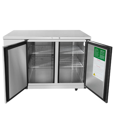 SBB59GRAUS1 Shallow Depth Back Bar Coolers (S/S Exterior) by Atosa