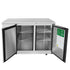 SBB69GRAUS1 Shallow Depth Back Bar Coolers (S/S Exterior) by Atosa