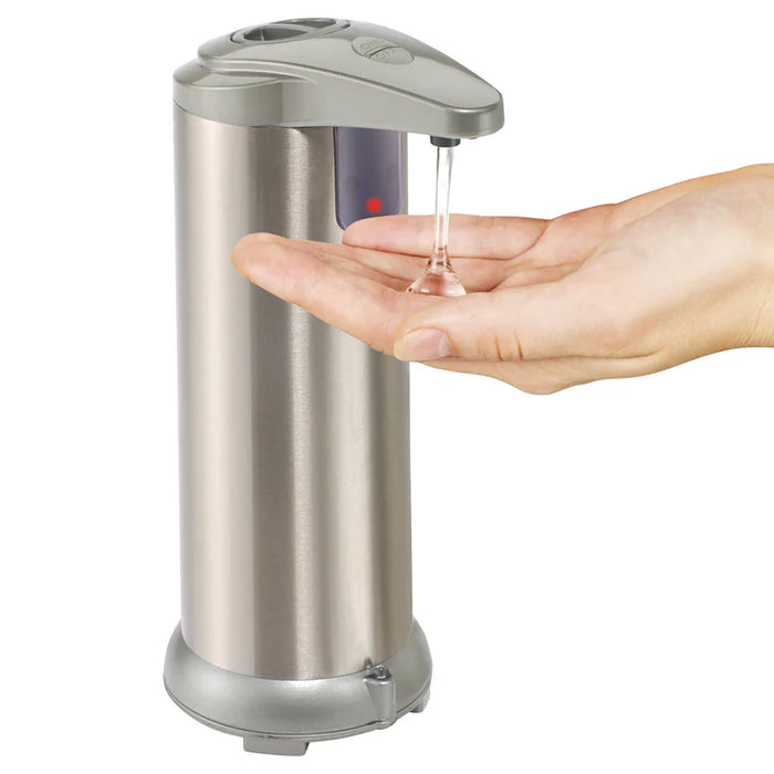 SDT-8S - Automatic Hand-Sanitizer Table/Countertop Dispenser - Brushed Nickel by Winco
