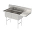 GSW 2 Compartment Sink - Right Drain Board