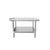 ATOSA SE3636ECR2 36″ x 36″ Stainless Steel Equipment Stand – Durable Restaurant Worktable with Adjustable Shelves