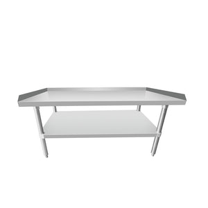 ATOSA SE3648ECR2 36″ x 48″ Stainless Steel Equipment Stand – Restaurant Worktable with Adjustable Shelves
