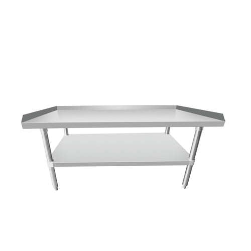 ATOSA SE3648ECR2 36″ x 48″ Stainless Steel Equipment Stand – Restaurant Worktable with Adjustable Shelves