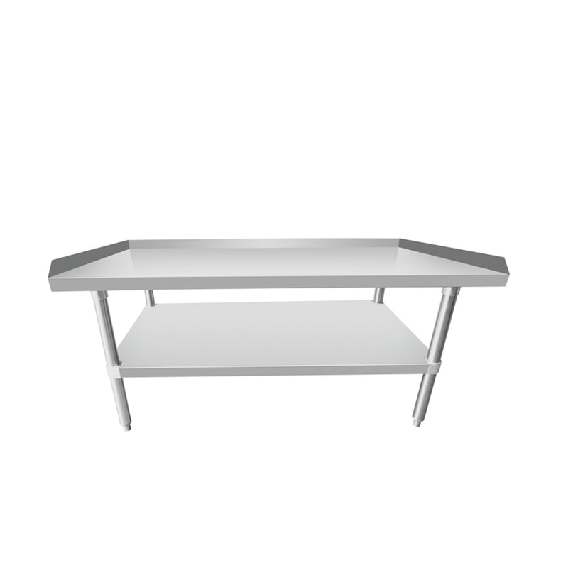 ATOSA SE3648ECR2 36″ x 48″ Stainless Steel Equipment Stand – Restaurant Worktable with Adjustable Shelves