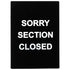 SGN- Series Stanchion Frame Sign by Winco