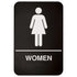 SGNB-Series Information Signs with Braille, 6"W x 9"H by Winco