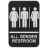 SGNB-Series Information Signs with Braille, 6"W x 9"H by Winco