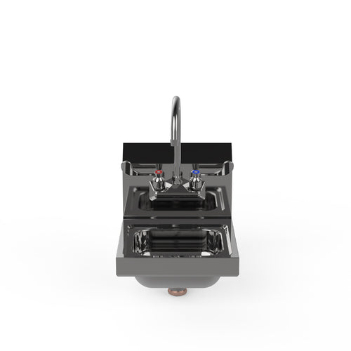 ATOSA SH12 12-Inch Hand Sink – Commercial Stainless Steel, Wall-Mount, Ideal for Restaurant & Foodservice Use