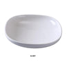 Yanco SI-407 Siena Square Bowl, 16 Oz, China, Embossed Rim, White (2Dz)