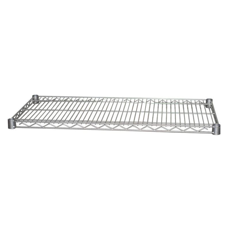 Serv-Ware SL1454CWP Wire Shelf, 14" x 54" Silver Epoxy Coated