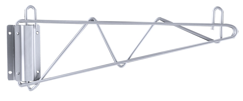 Serv-Ware Silver Epoxy Wire Shelving Single Wall Bracket