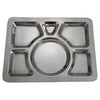 SMT-Series Stainless Steel 6 Compartment Mess Trays - A, B