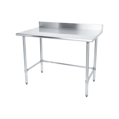 Sapphire 5" Backsplash Top W/ Open Base & Galvanizzed Legs