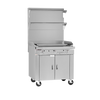 Southbend Platinum Sectional, Gas, 36″, 36″ Plancha, Standard Oven Base – Natural Gas, 93000 Total BTU - P36D-PPP