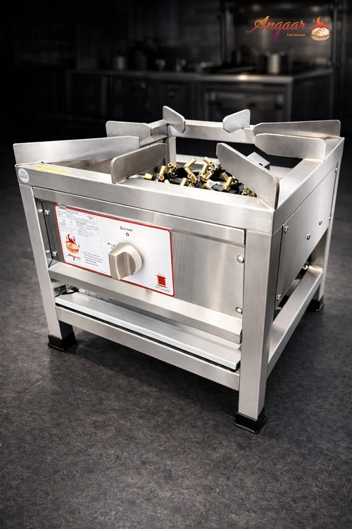 Angaar SPCA50 50 Jet Burner Commercial Gas Stockpot Cooker, 165,000 BTU