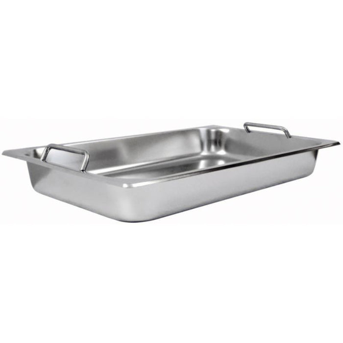 SPF2-HD, Stainless Steel Steam Pan with Handles, Full-Size by Winco