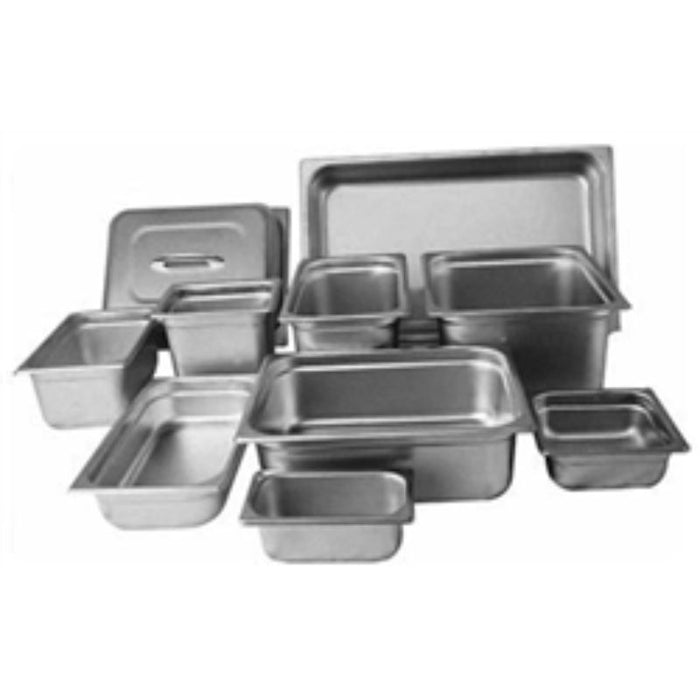 Stainless Steel Anti-Jam Steam Pan: Available in Full-Size, Half-Size, Third-Size by Winco
