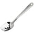 Winco Slanted Plating Spoon - Perforated 8