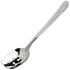 Winco Slanted Plating Spoon - Perforated 8", 10"