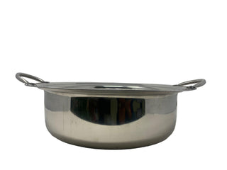Stainless Steel Food Pan for Round Chafing Dish -8L Capacity,  With Handle