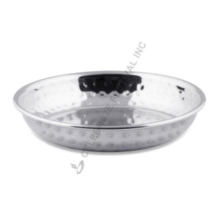 Stainless Steel Hammered Halwa Plate – 5