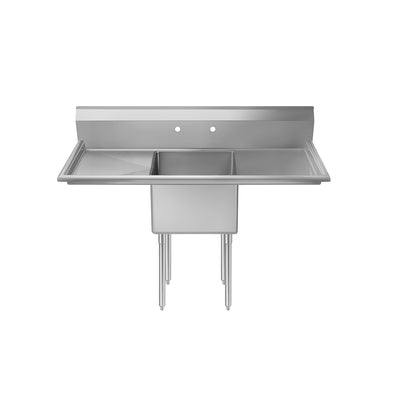 ATOSA SS1818D11D18 One Compartment Sink – Durable Stainless Steel Restaurant Sink for Efficient Dishwashing and Food Prep