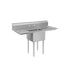 ATOSA SS1818D11D18 One Compartment Sink – Durable Stainless Steel Restaurant Sink for Efficient Dishwashing and Food Prep