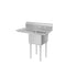 ATOSA SS1818D11L18 One Compartment Sink – High-Quality Stainless Steel Restaurant Sink for Efficient Cleaning and Food Preparation