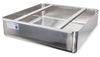 Serve-Ware Pre-Rinse Sink Basket with Slides – 20" x 20" Bowl | 304 Stainless Steel, 16 Gauge Commercial Grade