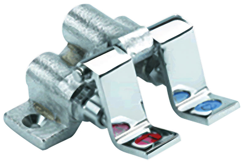 Serv-Ware SSFV-CWP Dual Pedal Foot Valve, Hands-Free Sink Control