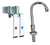 Serv-Ware SSKV-GF Knee Valve with Goose Neck Faucet, Hands-Free Sink System