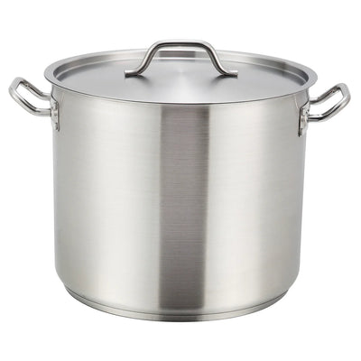 Stainless Steel Stock Pot With Cover by Winco (Available in different sizes)