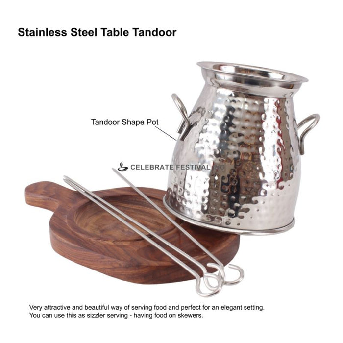 Stainless Steel Table Top Tandoor
