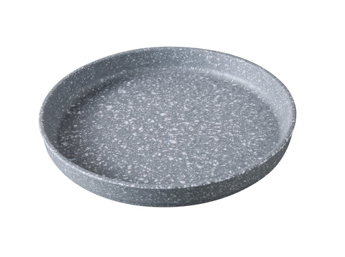 Yanco Stone Art ST-112 12" Melamine Round Plate with Upright Rim ( Pack Of 12 )
