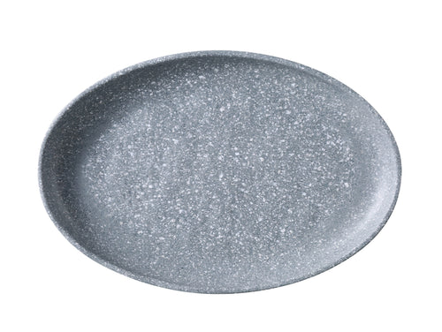 Yanco Stone Oval Melamine Platter ( Pack Of 12 )
