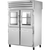 True STA2RPT-2HG/2HS-2G-HC Pass-Thru Combination Half Front/Glass Rear Swing Doors Refrigerator