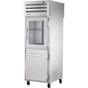 True STG1RPT-1HG/1HS-1S-HC Pass-Thru Combination Half Front/Solid Rear Swing Doors Refrigerator