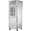 True STR1RPT-1HG/1HS-1G-HC Pass-Thru Combination Half Front/Glass Rear Swing Doors Refrigerator