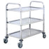 Stainless Steel Trolley, 3 Tiers by Winco