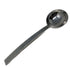 Stainless steel deep round serving spoon with hammered handle