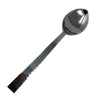 Stainless Steel Oval Serving Spoon – 10” with Hammered Handle | Elegant & Durable Serveware
