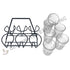 Traditional Indian Style Cutting Chai Glasses Carrier - For 6 Chai Glasses
