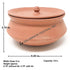 Earthenware : Terracotta/ Mitti/ Clay Pot /Handi For Serving Food/Biryani/Cooking/Curd Making  (Available in different sizes)
