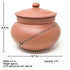 Earthenware : Terracotta/ Mitti/ Clay Handi For Serving Food/Biryani/Cooking/Curd Making 2.5 L (84 oz)